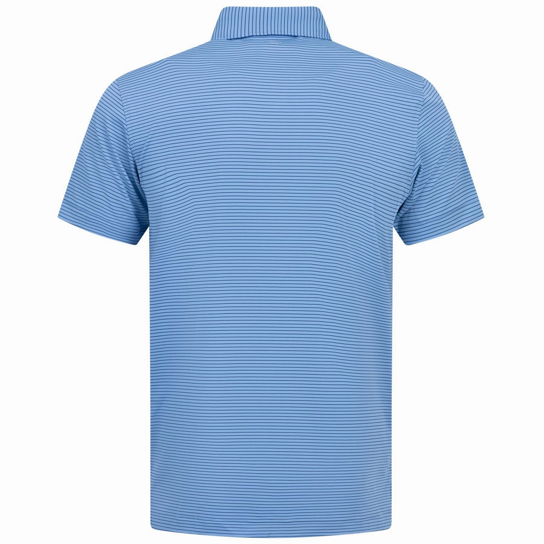 Ballad Performance Jersey Polo Fountain Blue Peter Millar Menswear Collection
