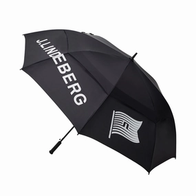 Barrie Umbrella Black Premium J.Lindeberg menswear