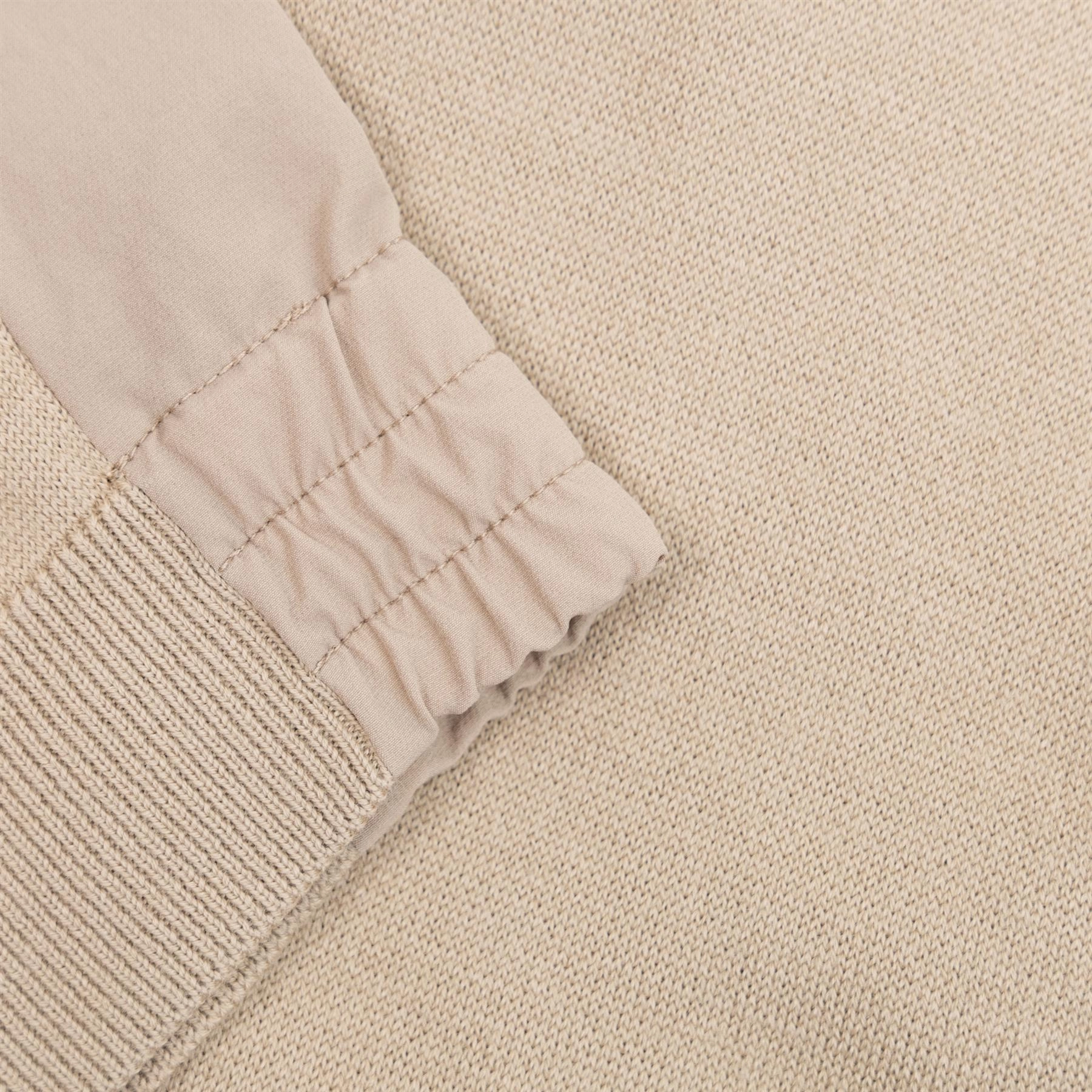 Bart Quarter Zip Sweater Light Beige Boss Men's Fashion