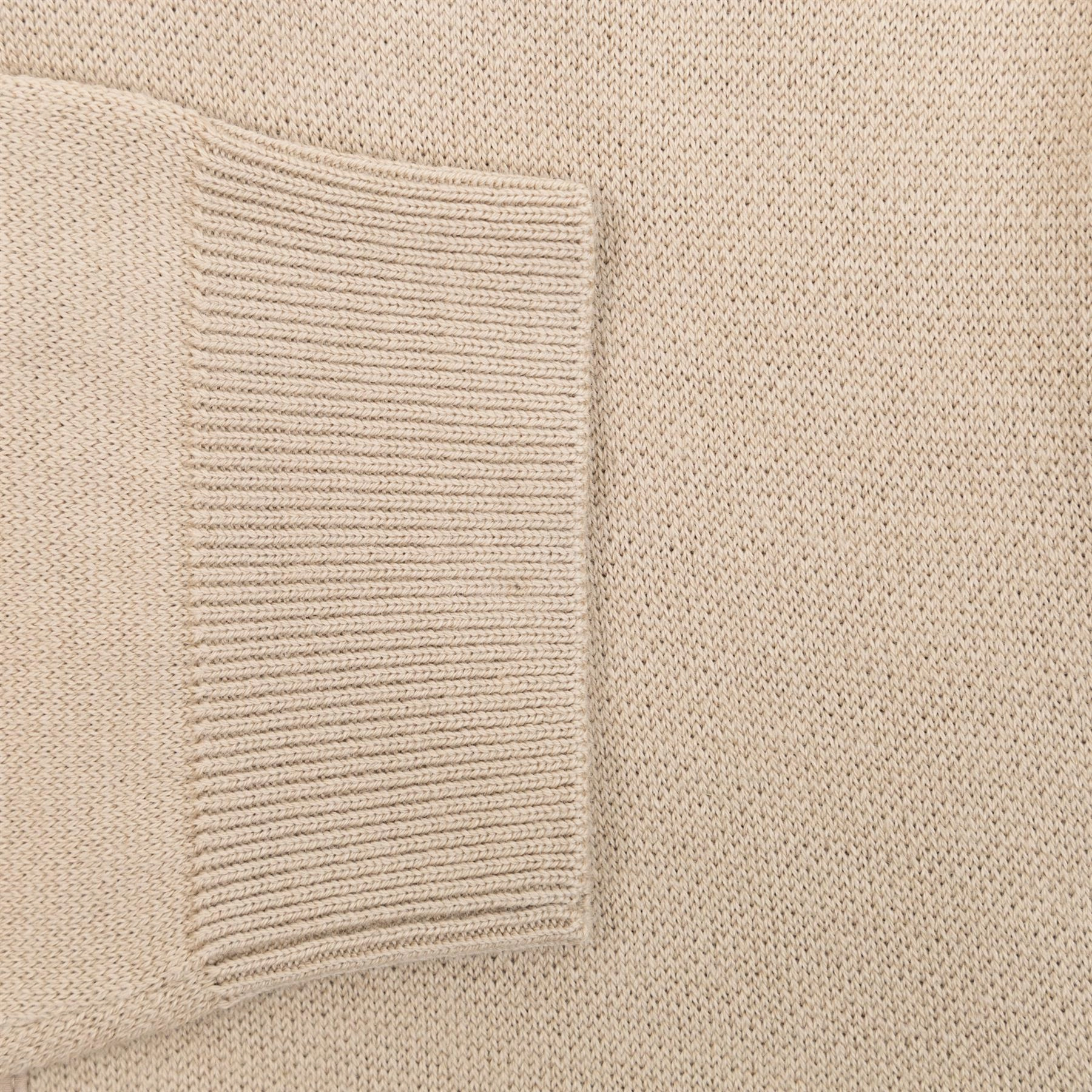 Bart Quarter Zip Sweater Light Beige Boss Men's Fashion