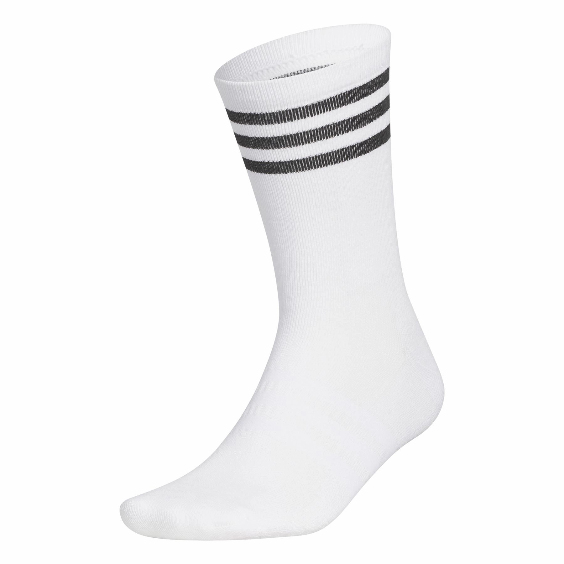 Basic Crew Sock White Adidas men's athletic apparel