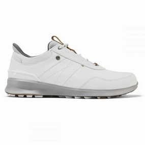 Hybrid Lifestyle Sneakers, Arch Support Shoes, Clean Look Sneakers Basic Sport Sneakers FootJoy Stratos Golf Shoes 50012 Classic Street Sneakers