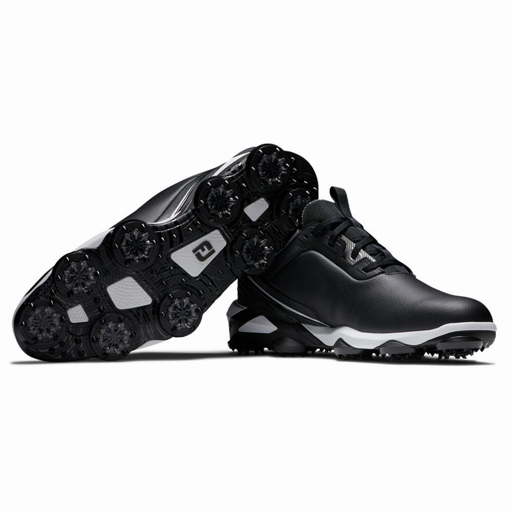 Wide Fit Shoes, Comfort Wear Shoes FootJoy Tour Alpha Golf Shoes Previous Season Style Black/White - 24 Men