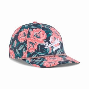 Beautiful Game Golf Hat Dark Myrtle/Pink Fruit Puma men's athletic clothing