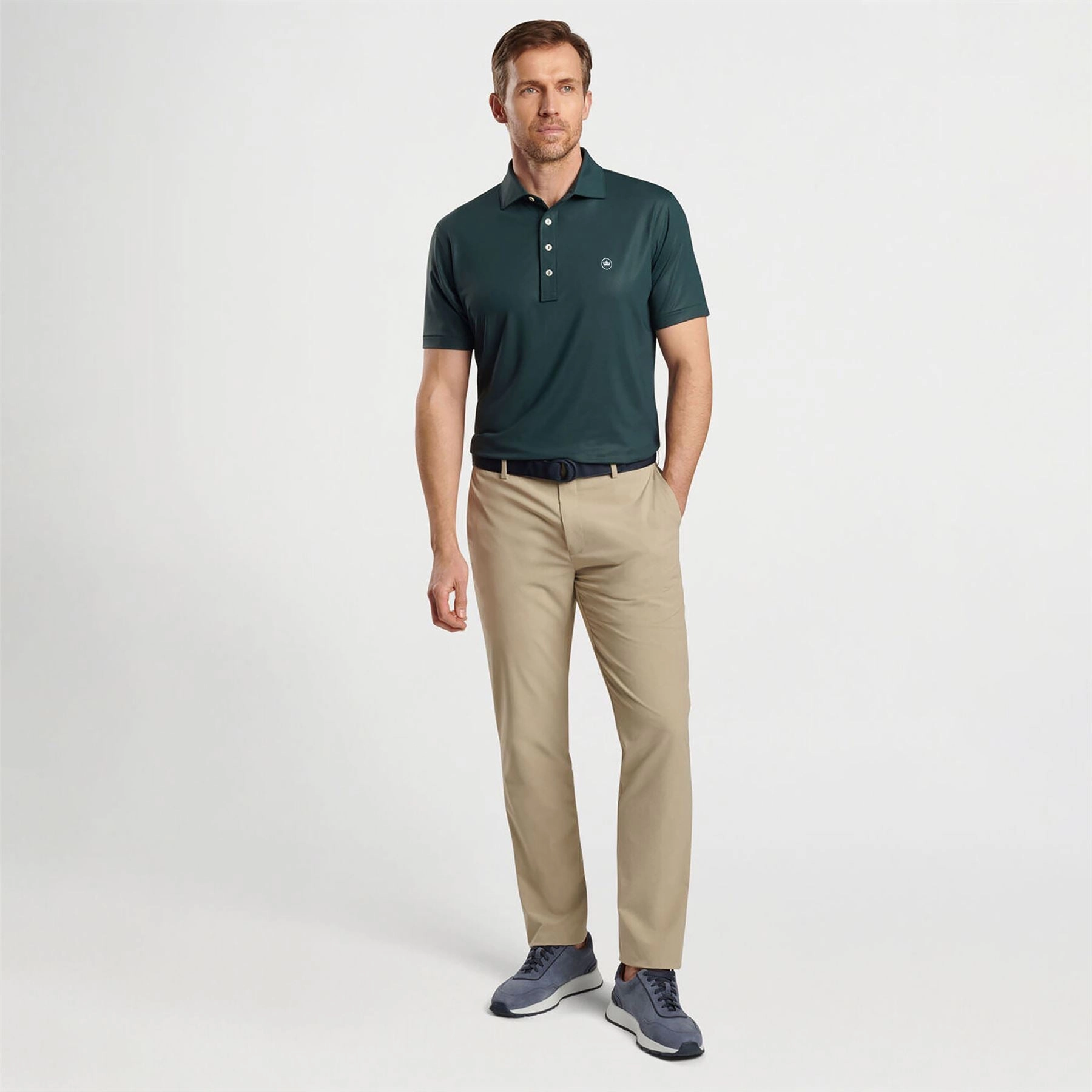 Beelman Performance Jersey Polo Lacinato Peter Millar Menswear Collection