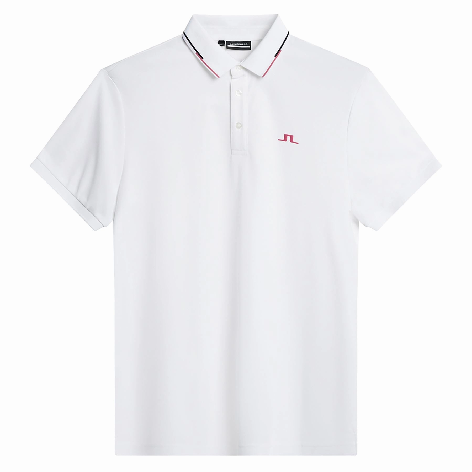 Ben Polo White J.Lindeberg Golfwear for Men