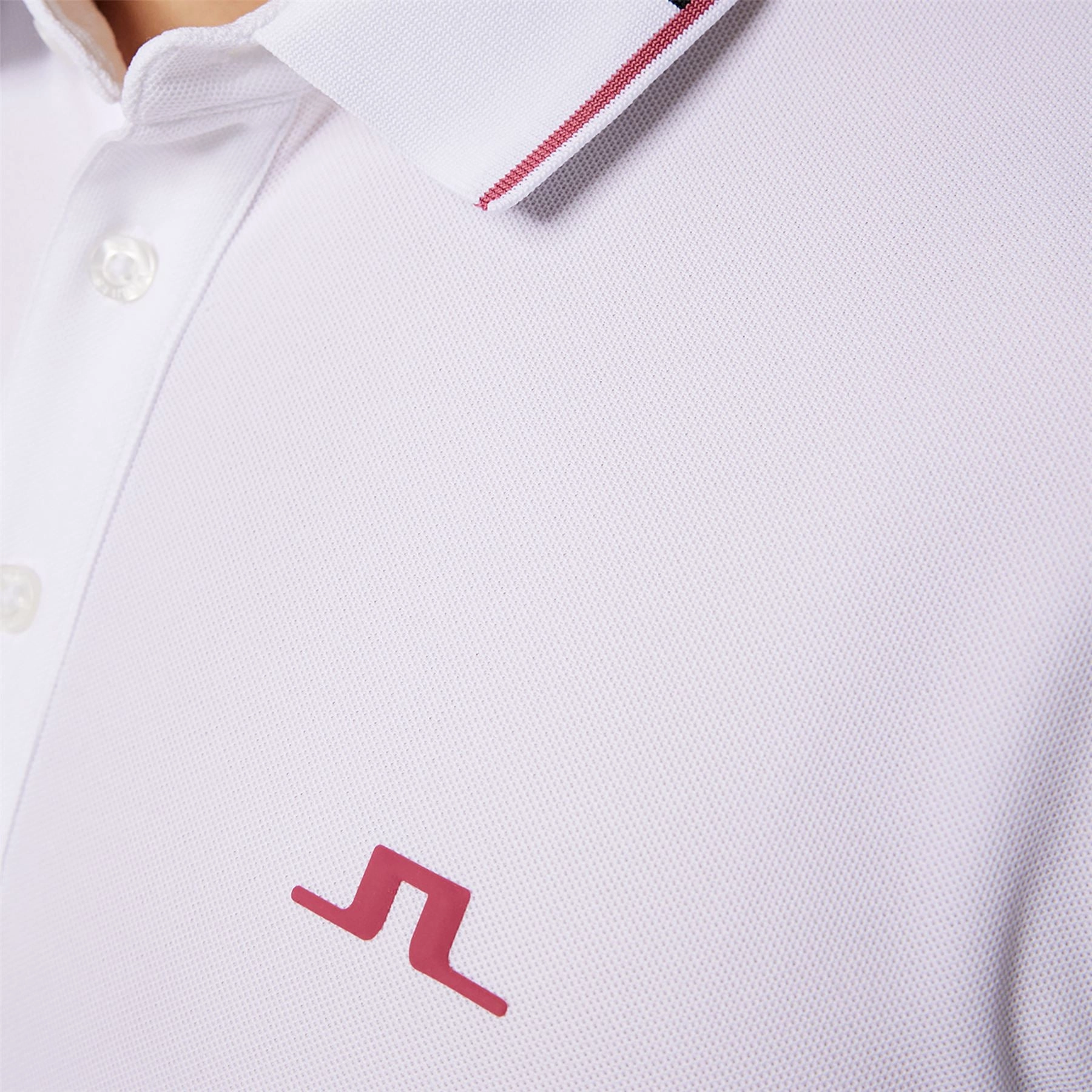 Ben Polo White J.Lindeberg Golfwear for Men