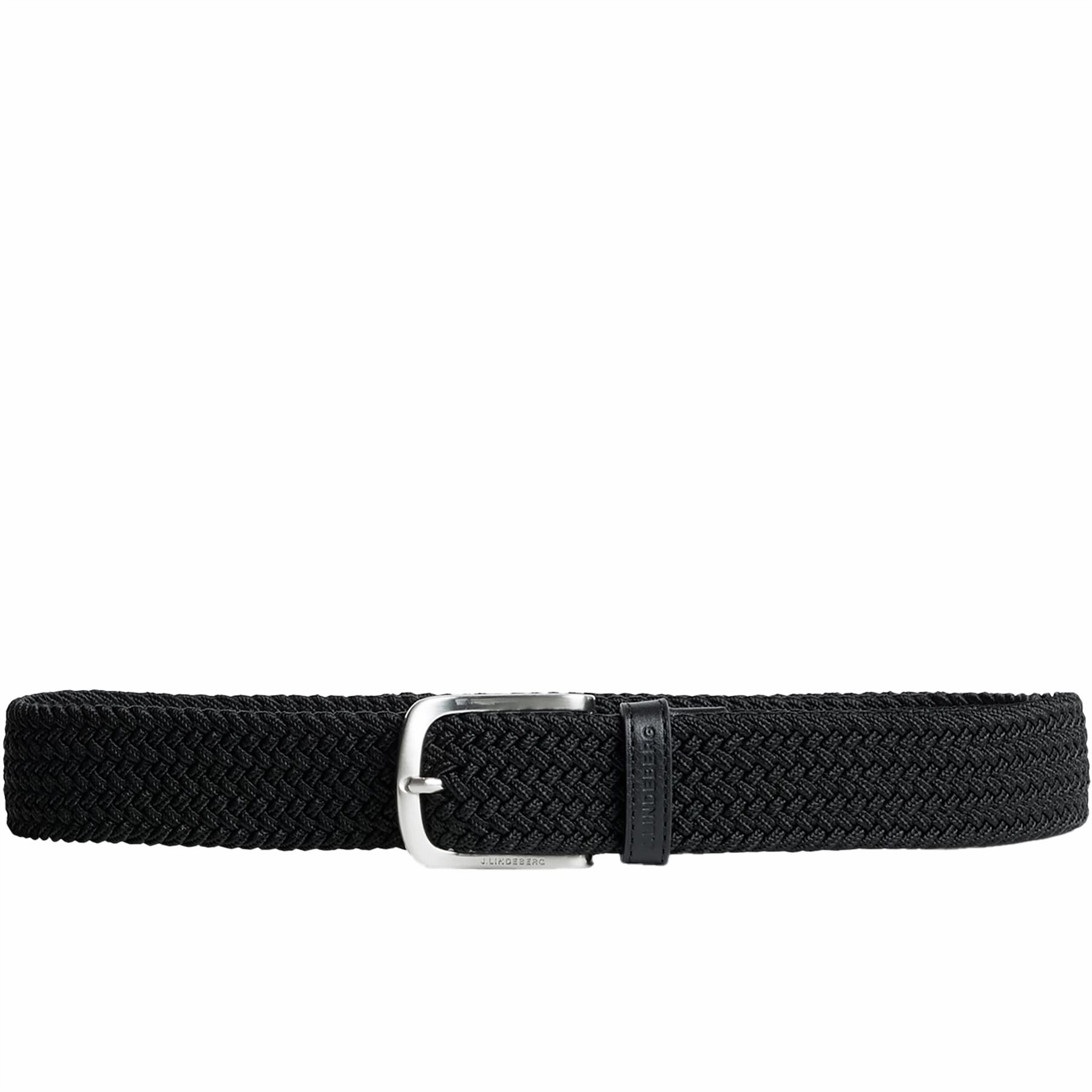 Bernhard Braided Elastic Belt Black Premium J.Lindeberg menswear
