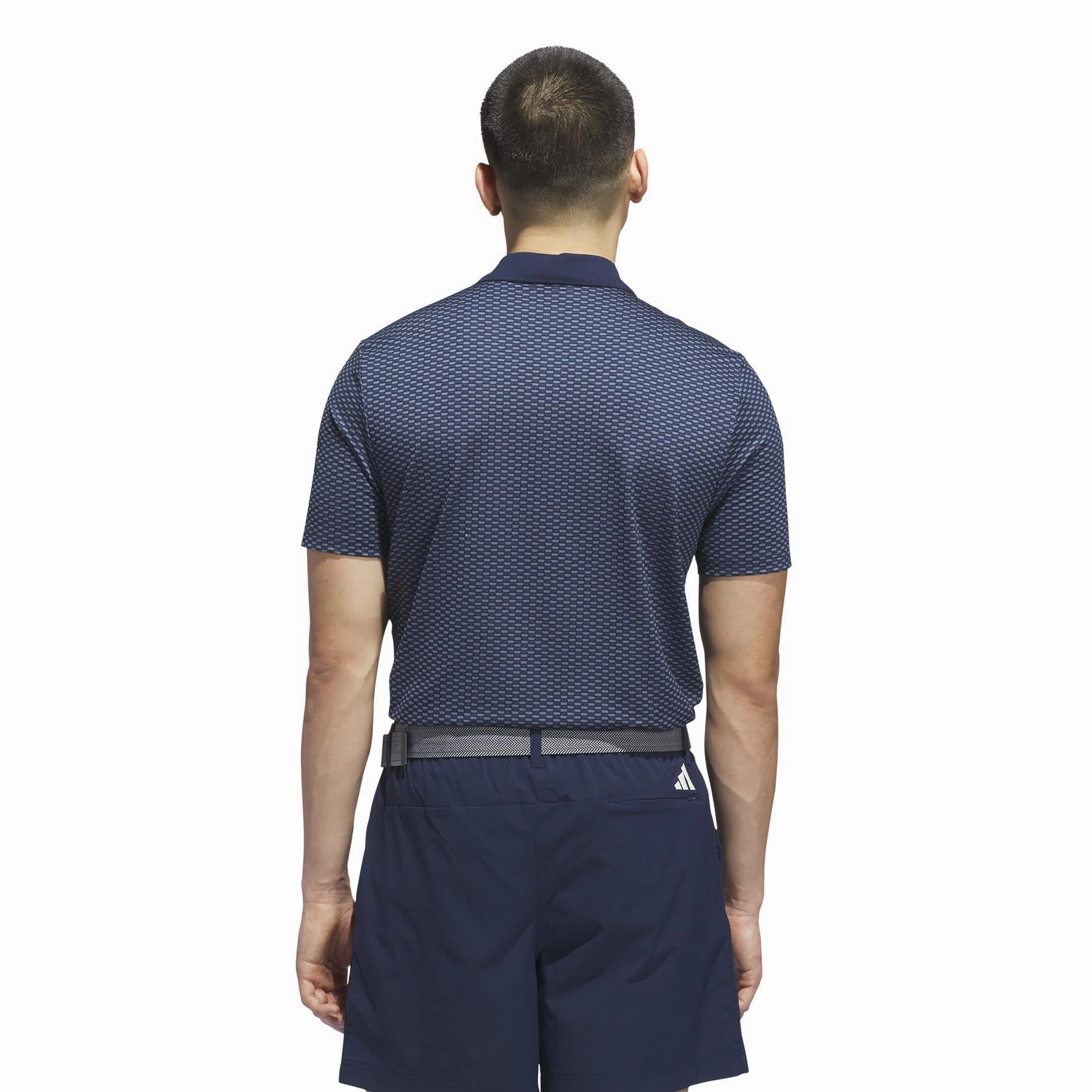 Beyond The Course Textured Polo Collegiate Navy/Preloved Ink Adidas Men's Sportswear
