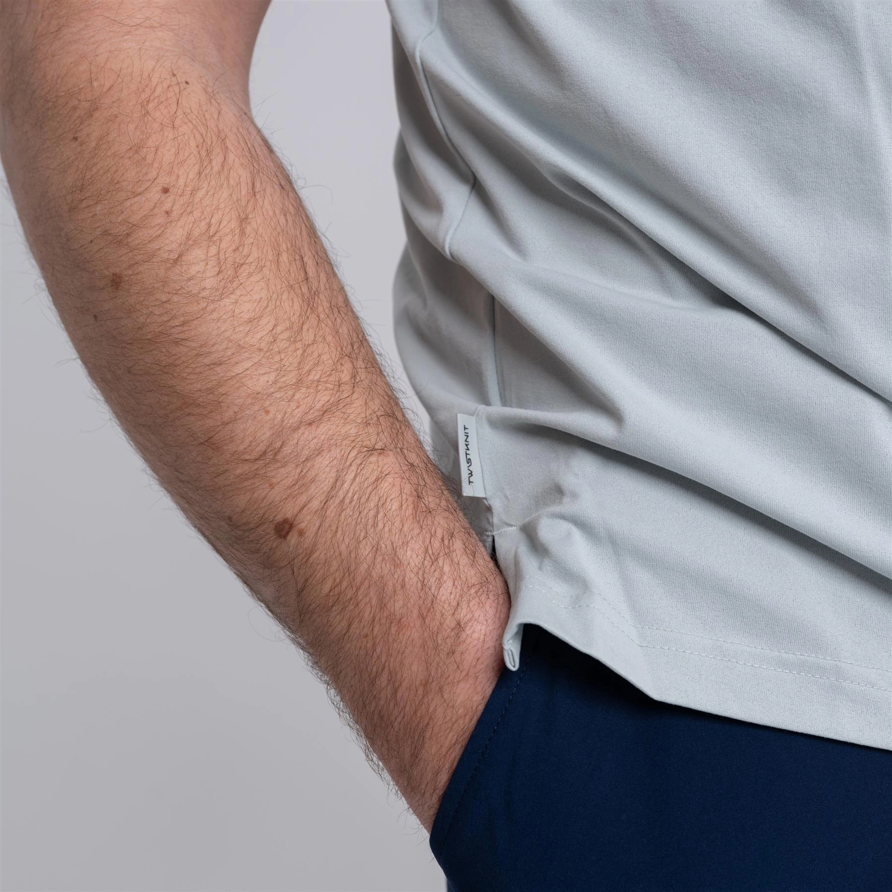 Beyond The Course Twistknit Polo Wonder Silver Adidas Men's Sportswear