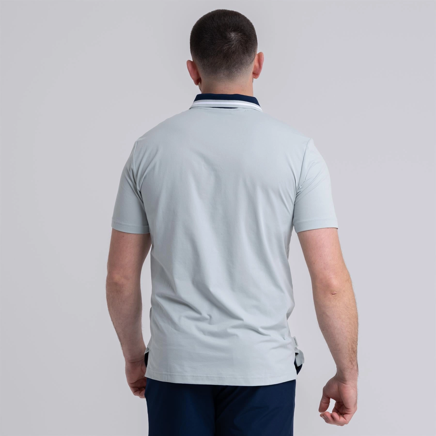 Beyond The Course Twistknit Polo Wonder Silver Adidas Men's Sportswear