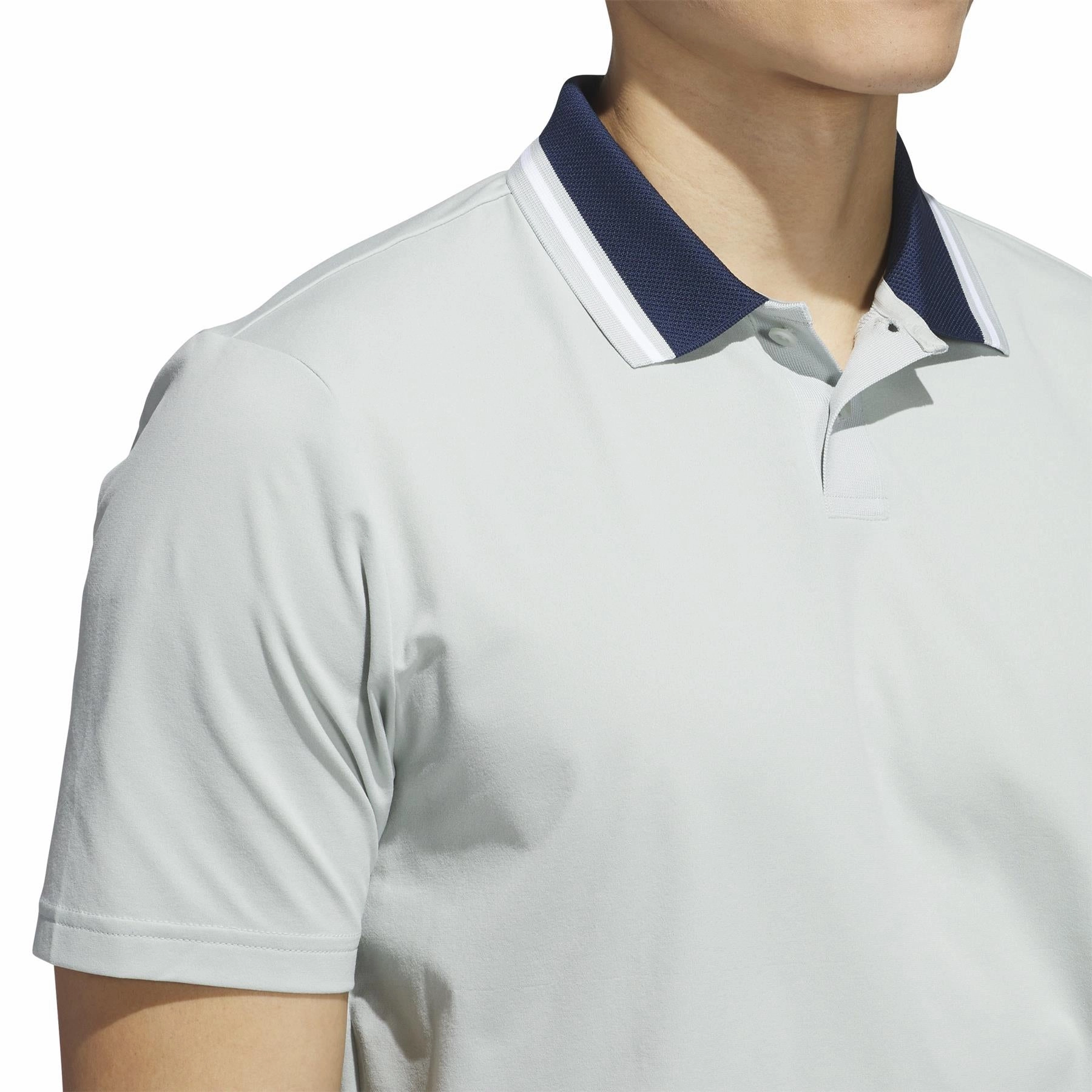 Beyond The Course Twistknit Polo Wonder Silver Adidas Men's Sportswear