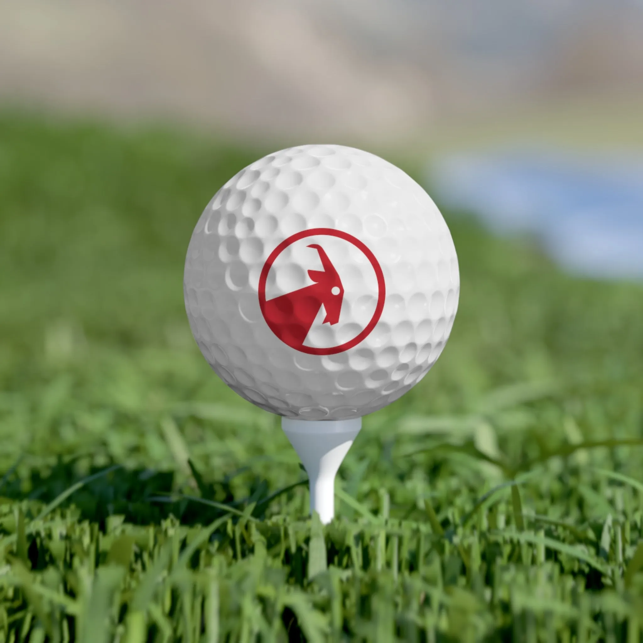BILLY Golf Balls, 6pcs (Red Goat)