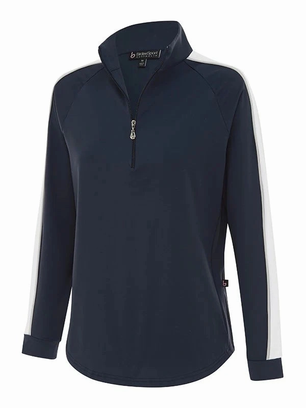 Birdee Linda Sleeve Detail Long Sleeve Quarter Zip Birdee women's golf and lifestyle wear