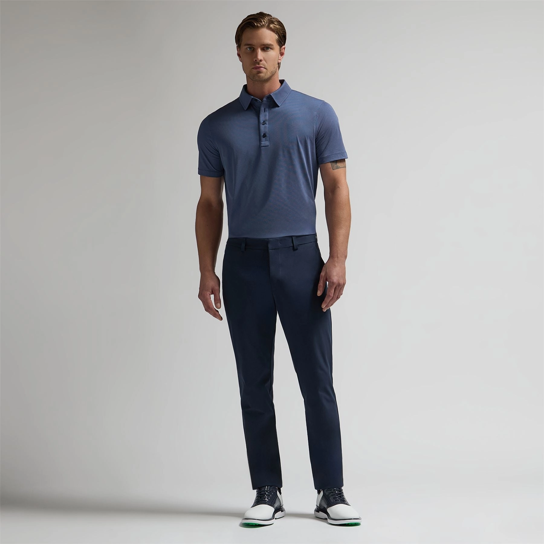 Birdseye Stitch Tech Pique Polo Twilight G/Fore Men's Fashion