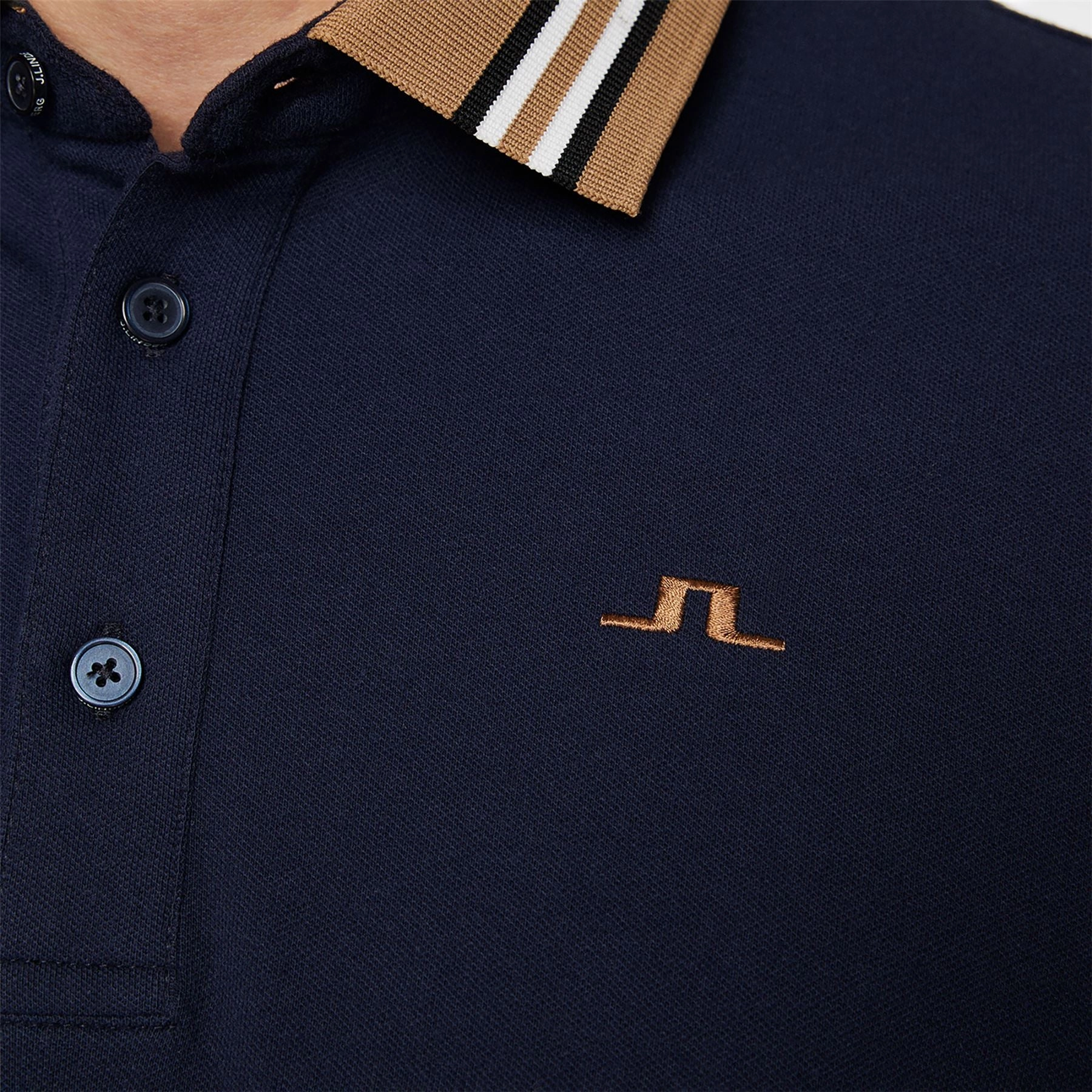 Bjorn Regular Fit Polo JL Navy J.Lindeberg Golfwear for Men