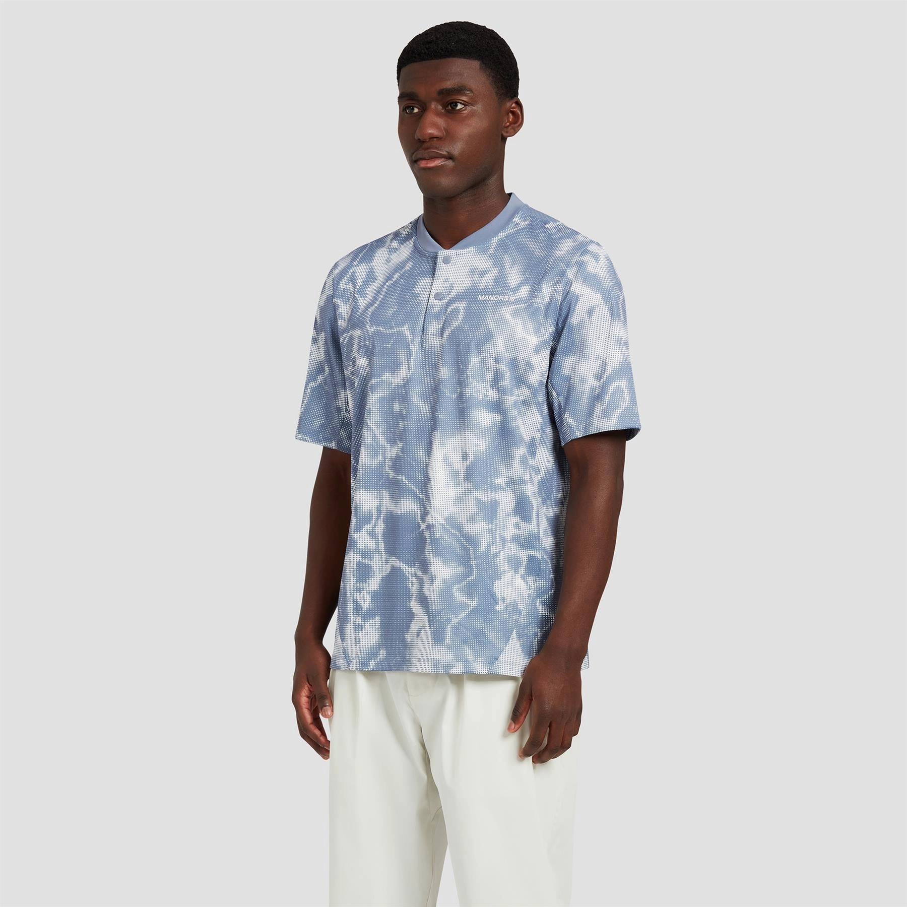 Blade Course Polo Blue Manors Men's Classic Apparel