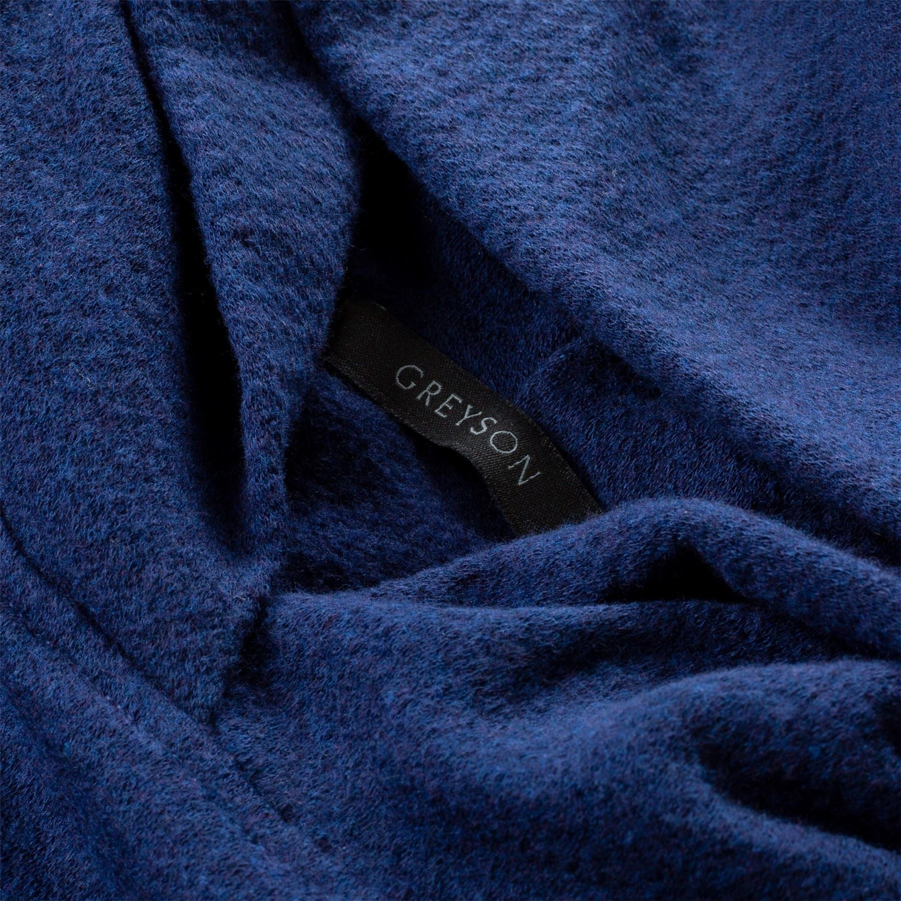 Bleeker Hoodie Navy Heather Greyson Men's Clothing