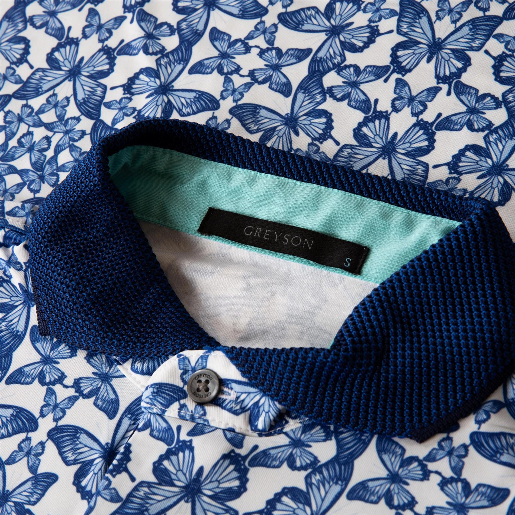 Blue Migration Polo Arctic Greyson Men's Clothing
