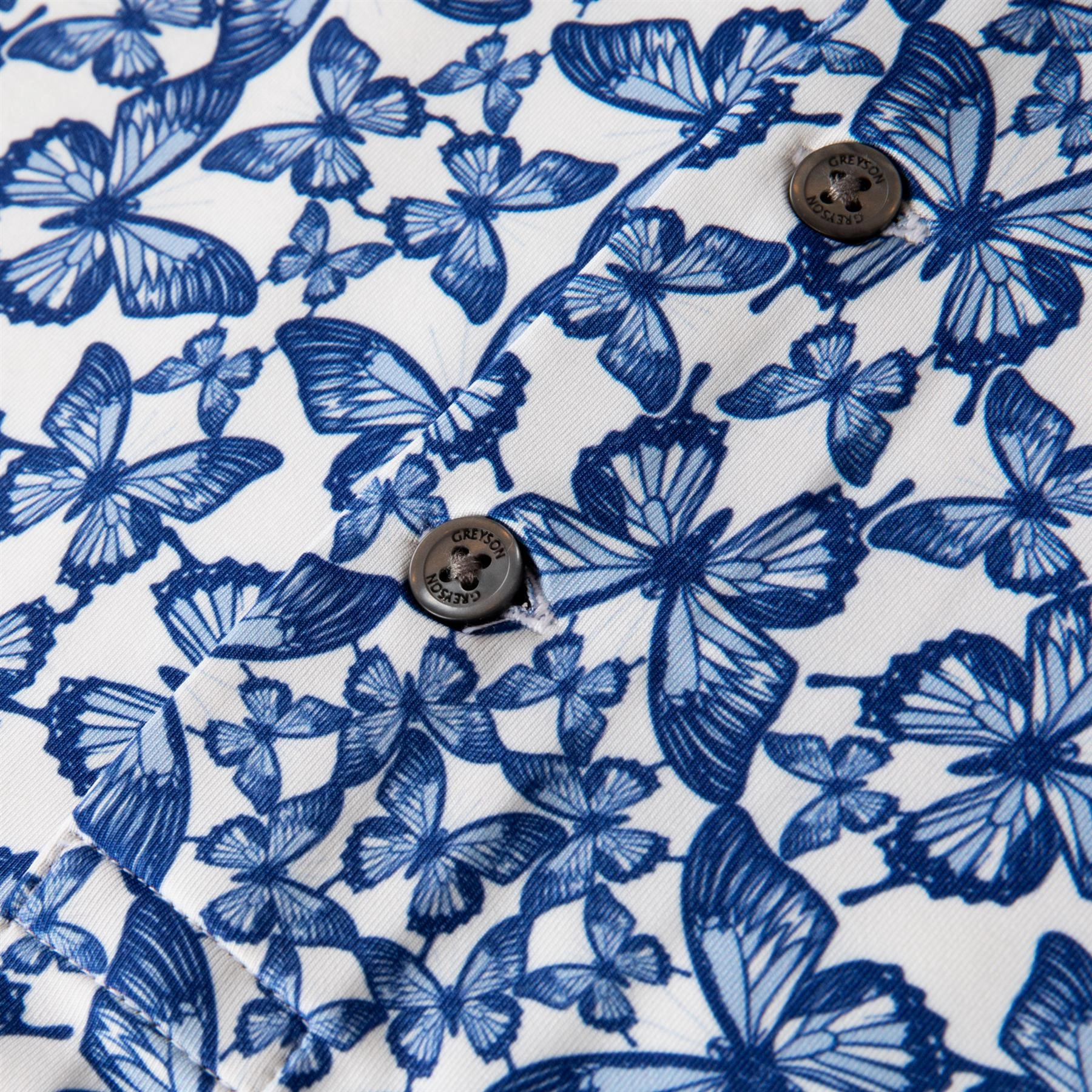 Blue Migration Polo Arctic Greyson Men's Clothing