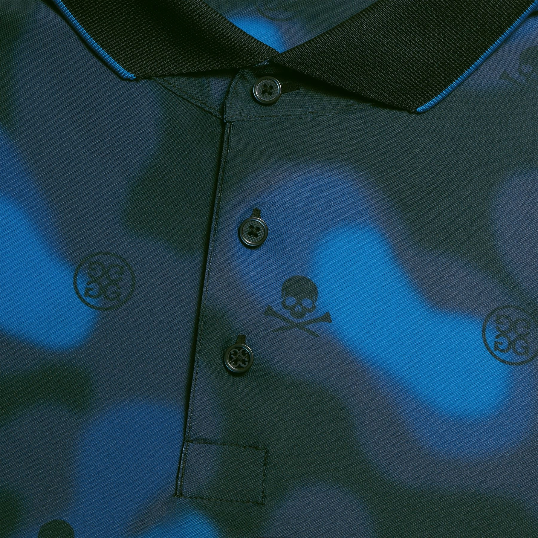 Blur Icon Camo Tech Pique Polo Twilight G/Fore Men's Fashion