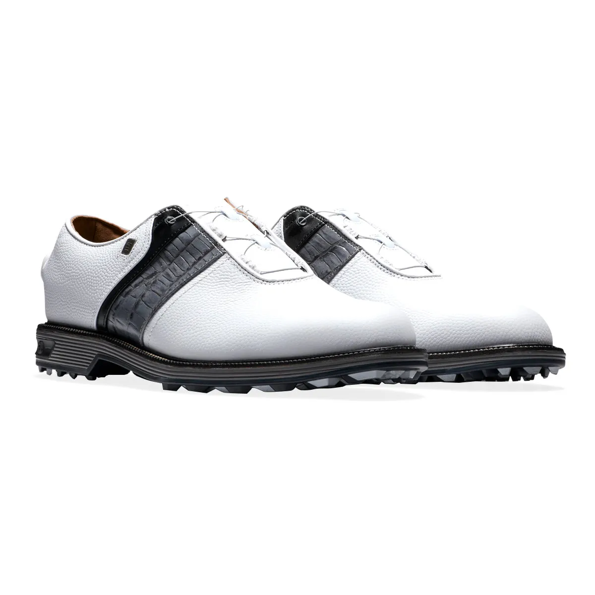 Stylish Walking Shoes FootJoy Premiere Series - Packard BOA Spikeless Golf Shoes Previous Season Style White/Gray - 21 Men