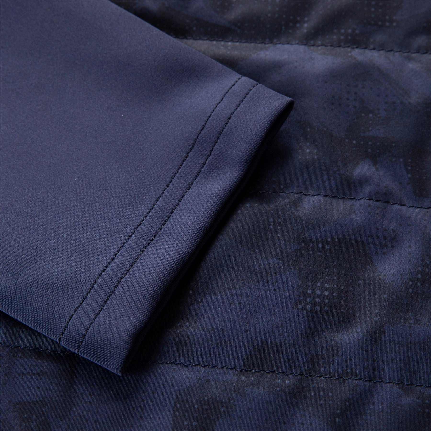 Bond Elite Crew Neck Hybrid Jacket Camo Navy Peter Millar Menswear Collection