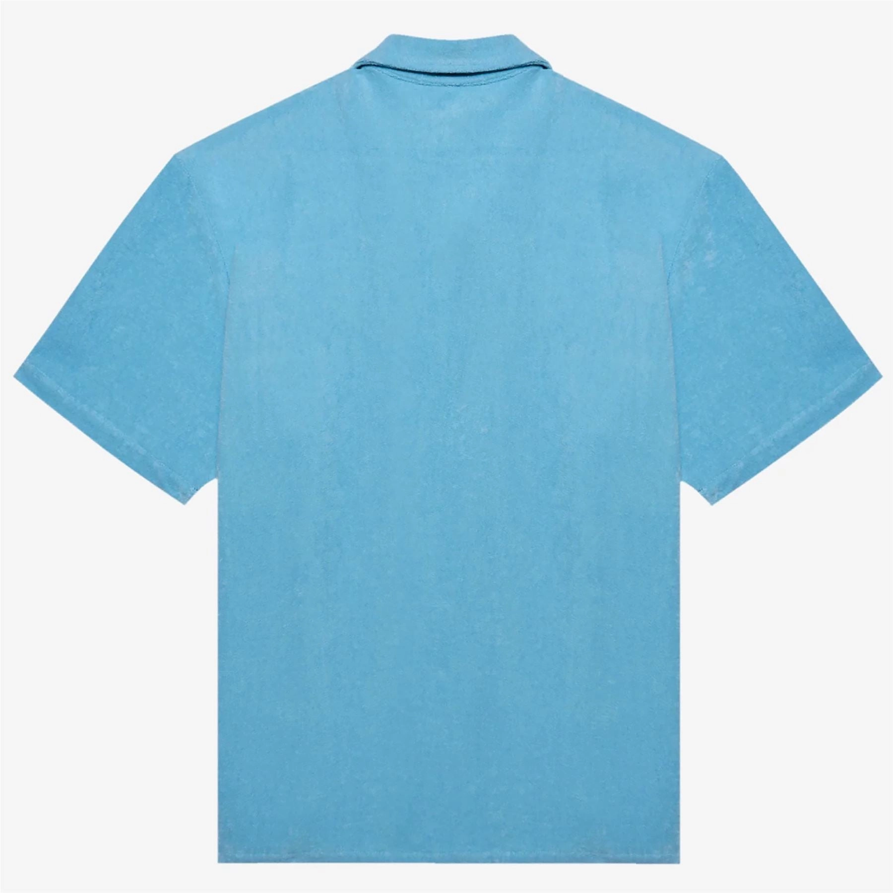 Bosco Button Up Shirt Light Blue Malbon Men's Golf Lifestyle Wear