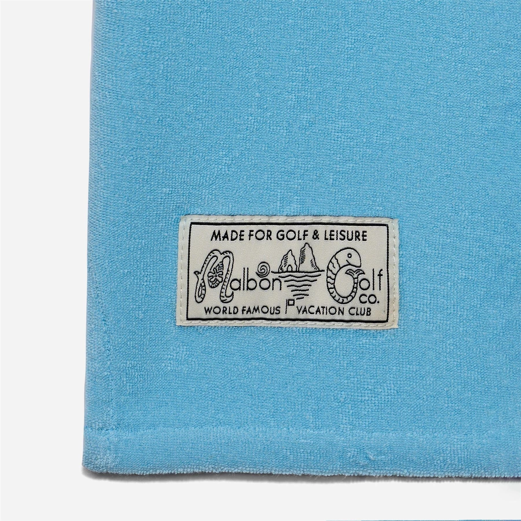 Bosco Button Up Shirt Light Blue Malbon Men's Golf Lifestyle Wear