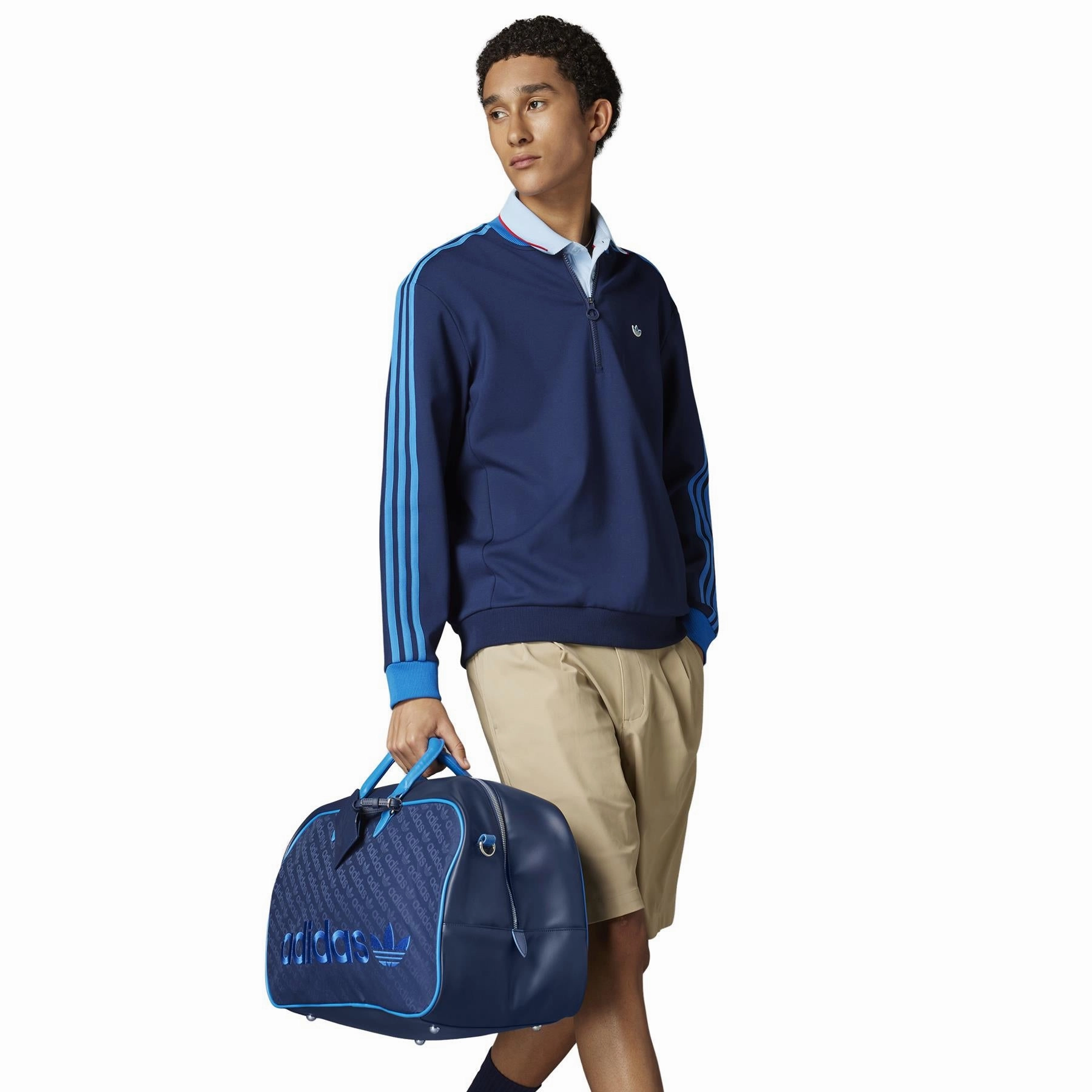 Boston Duffel Bag Night Indigo/Bluebird Adidas Men's Apparel