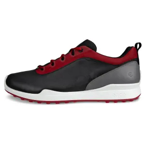 Engineered Fit Sneakers Bounce Boost ECCO BIOM Hybrid 1 BNY Spikeless Golf Shoes Black/Chili Red - FW24 Men Motion Ease Urban Explorer Footwear