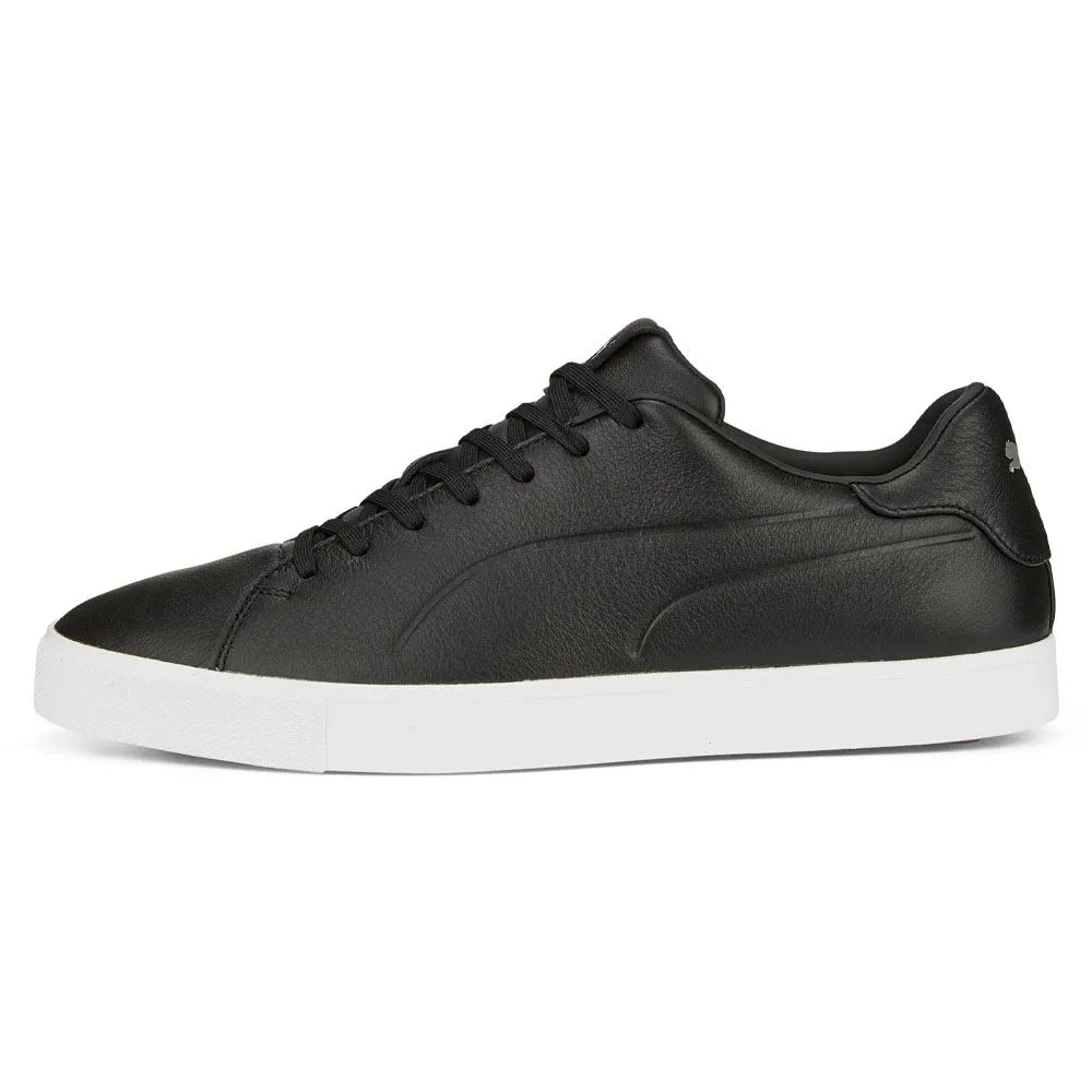 Comfortable Shoes PUMA Fusion Classic Spikeless Golf Shoes Black - 24 Men Stylish Sneakers On White