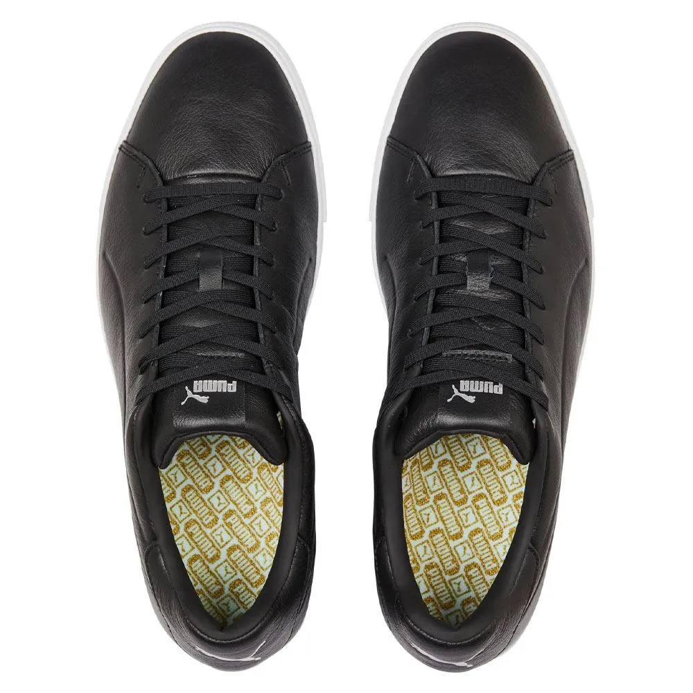 Street Style Sneakers, Summer Slip-Ons PUMA Fusion Classic Spikeless Golf Shoes Black - 24 Men