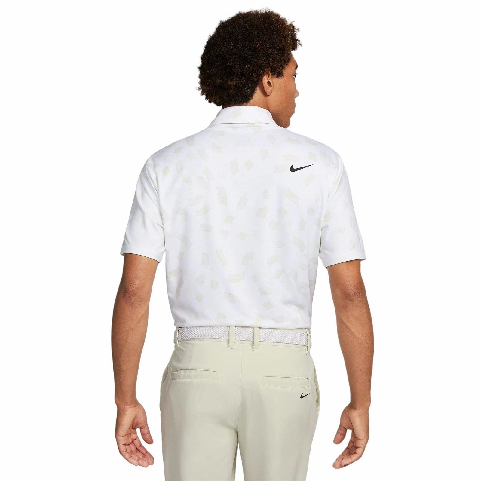 men's knit sweater, casual clothing Nike Dri-Fit Tour Micro Print Golf Polo Shirt FD5735