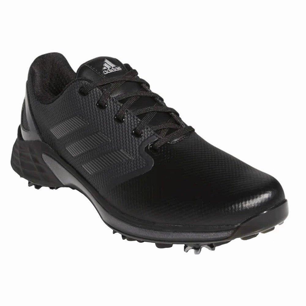 Adidas ZG21 Golf Shoes Core Black/Dark Silver Metallic/Gray Five - 21 Men Sock-Fit Sneakers, Lightweight Shoes, Versatile Trainers