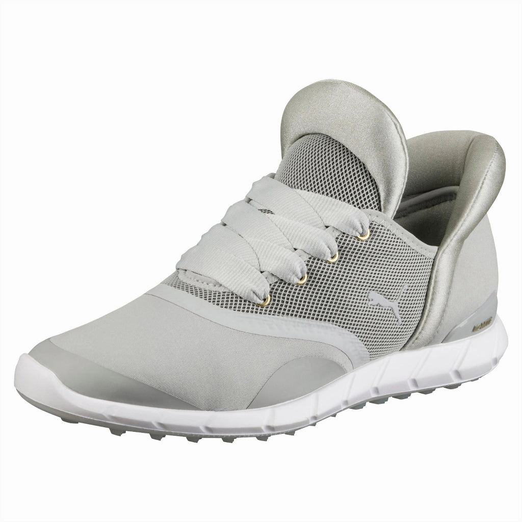 Breathable Knit Trainers New Puma Ignite Statement Spike less Shoes in Grey Size 9 Kick Motion Slip Resistant Shoes, Premium Walking Shoes, Active Lifestyle Shoes