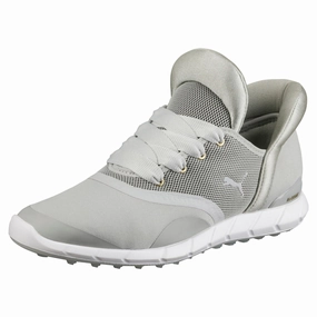 Breathable Knit Trainers New Puma Ignite Statement Spike less Shoes in Grey Size 9 Kick Motion Slip Resistant Shoes, Premium Walking Shoes, Active Lifestyle Shoes
