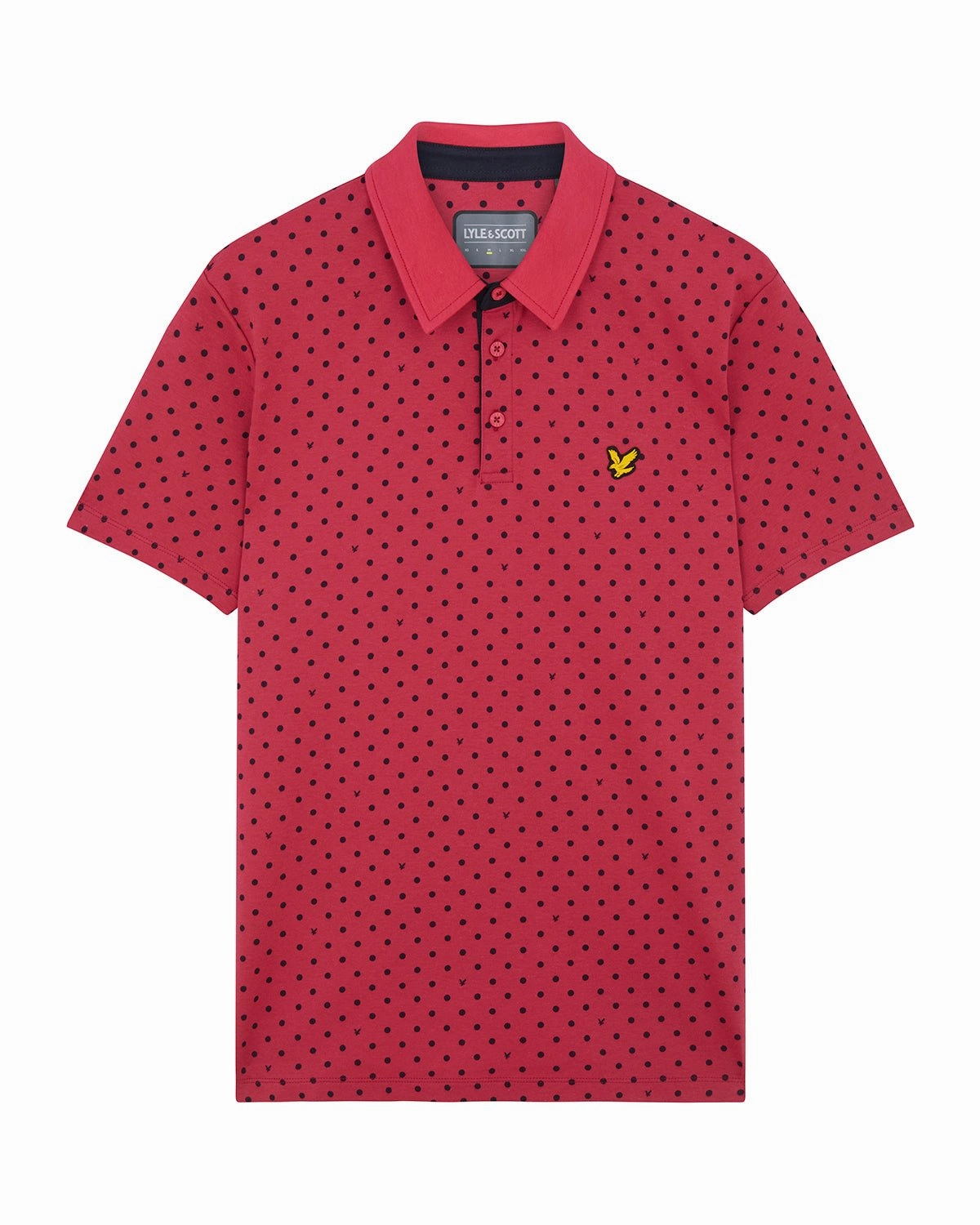 Lyle & Scott Lyle Polka Dot Golf Polo Shirt SP1665G women's sleeveless dress, junior jumper style, designer fashion