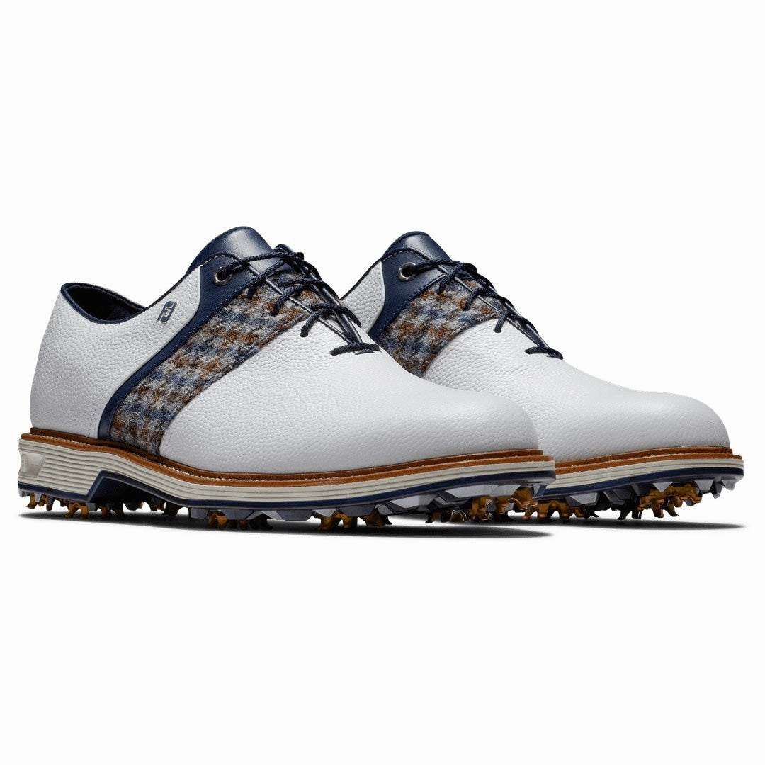Footjoy Premiere X Harris Tweed II LE Golf Shoes 54334 Cozy House Slippers, Non-Slip Soles, Responsive Cushioning Shoes