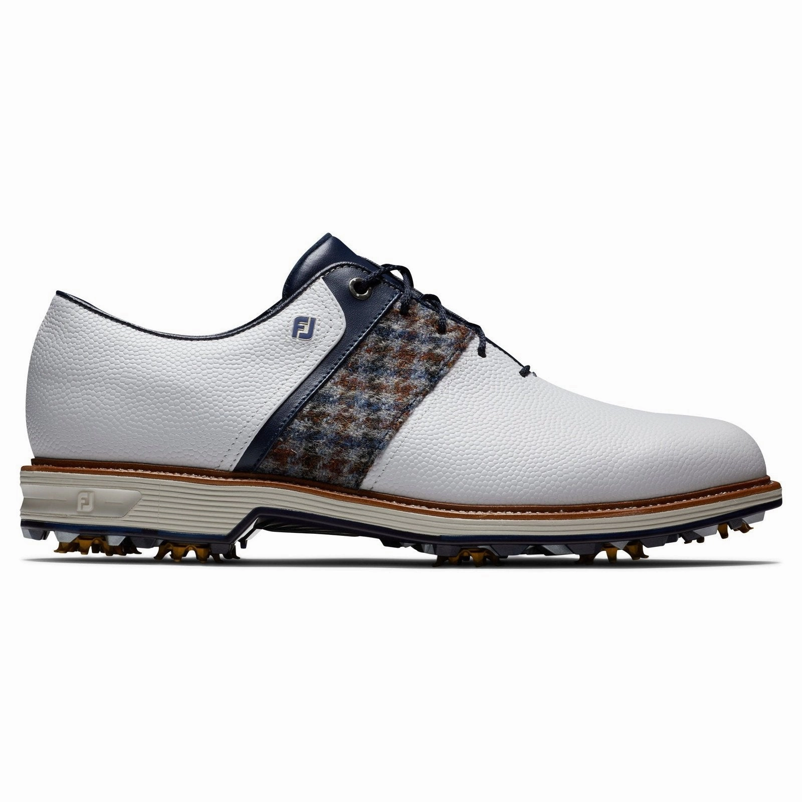 Breathable Walking Shoes Footjoy Premiere X Harris Tweed II LE Golf Shoes 54334 Platform Style Sneakers Luxury Sneakers, Soft Sole Sneakers, Comfort Wear Shoes