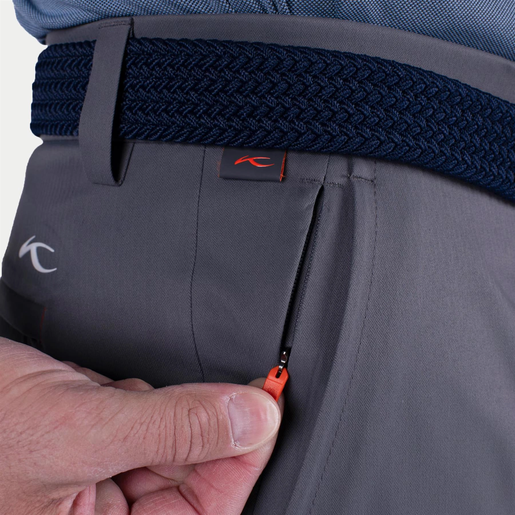 Breton Waterproof Trousers Steel Grey KJUS Men's Performance Clothing
