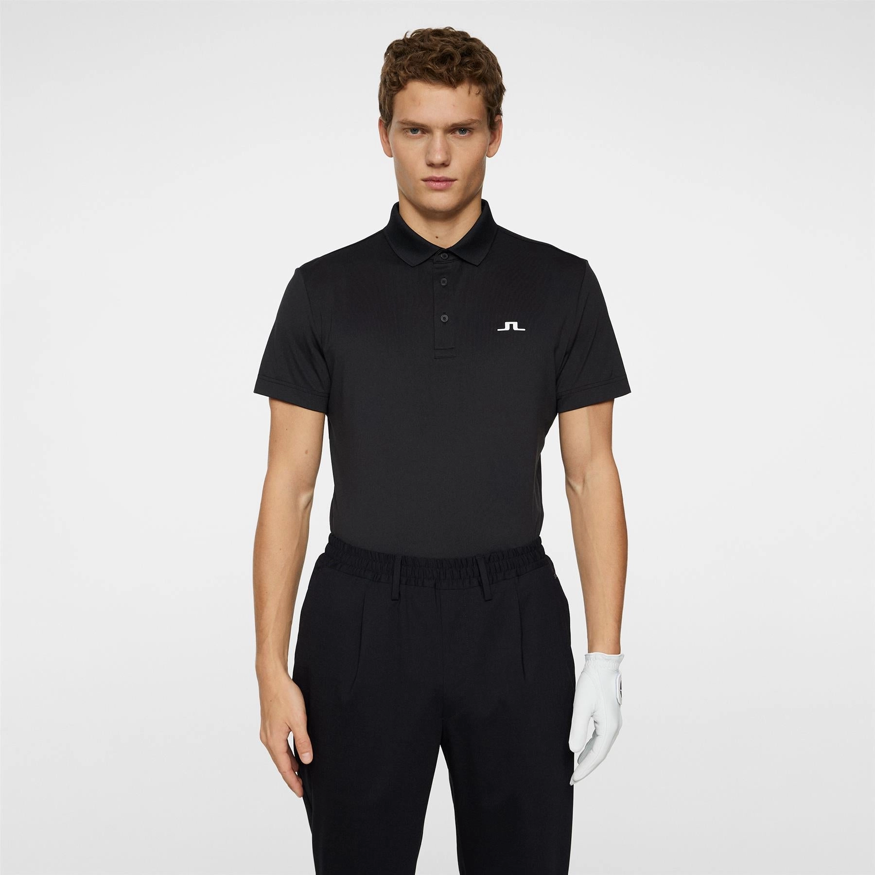 Bridge Regular Fit Polo Black Premium J.Lindeberg menswear