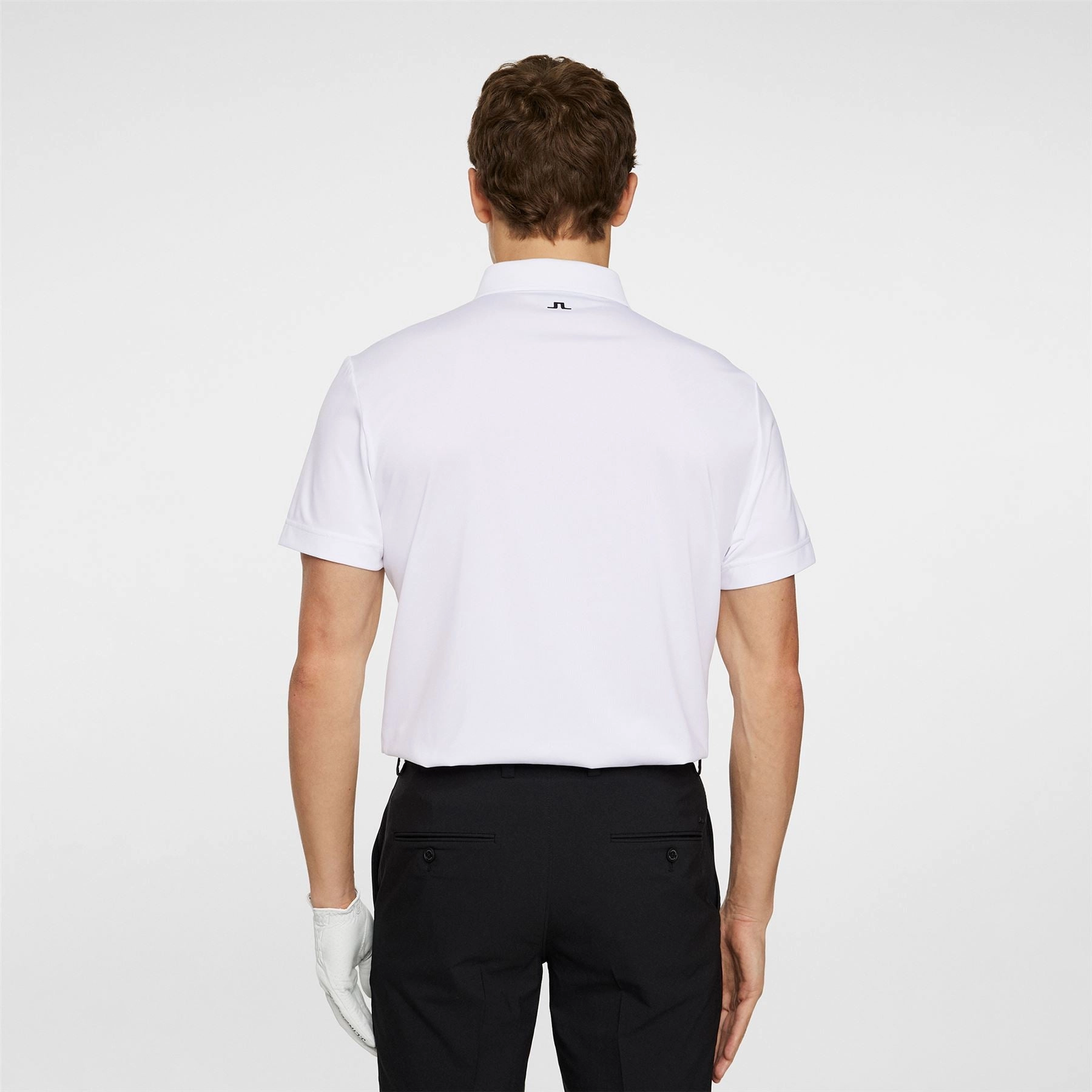 Bridge Regular FIt Polo White J.Lindeberg Golfwear for Men