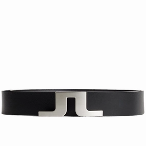 Bridger Leather Belt Black Premium J.Lindeberg menswear