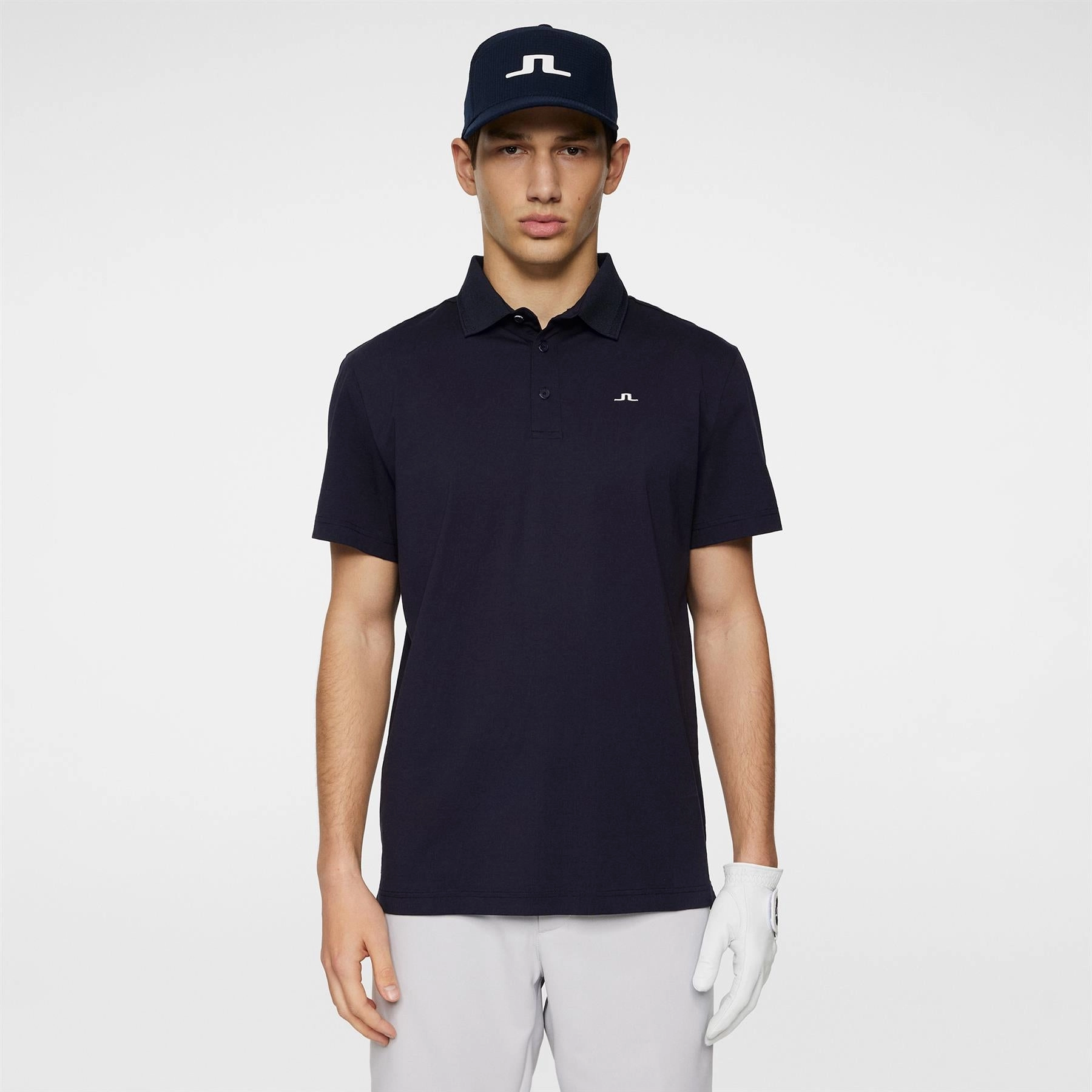 Bridger Regular Fit Polo JL Navy Premium J.Lindeberg menswear