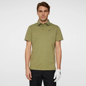 Bridger Regular Fit Polo Oil Green Premium J.Lindeberg menswear