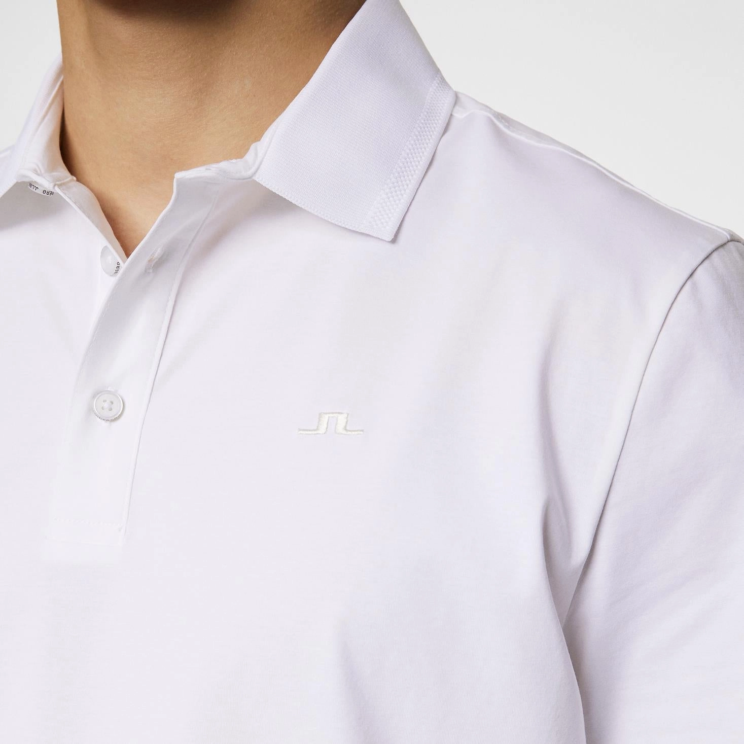 Bridger Regular Fit Polo White J.Lindeberg Golfwear for Men