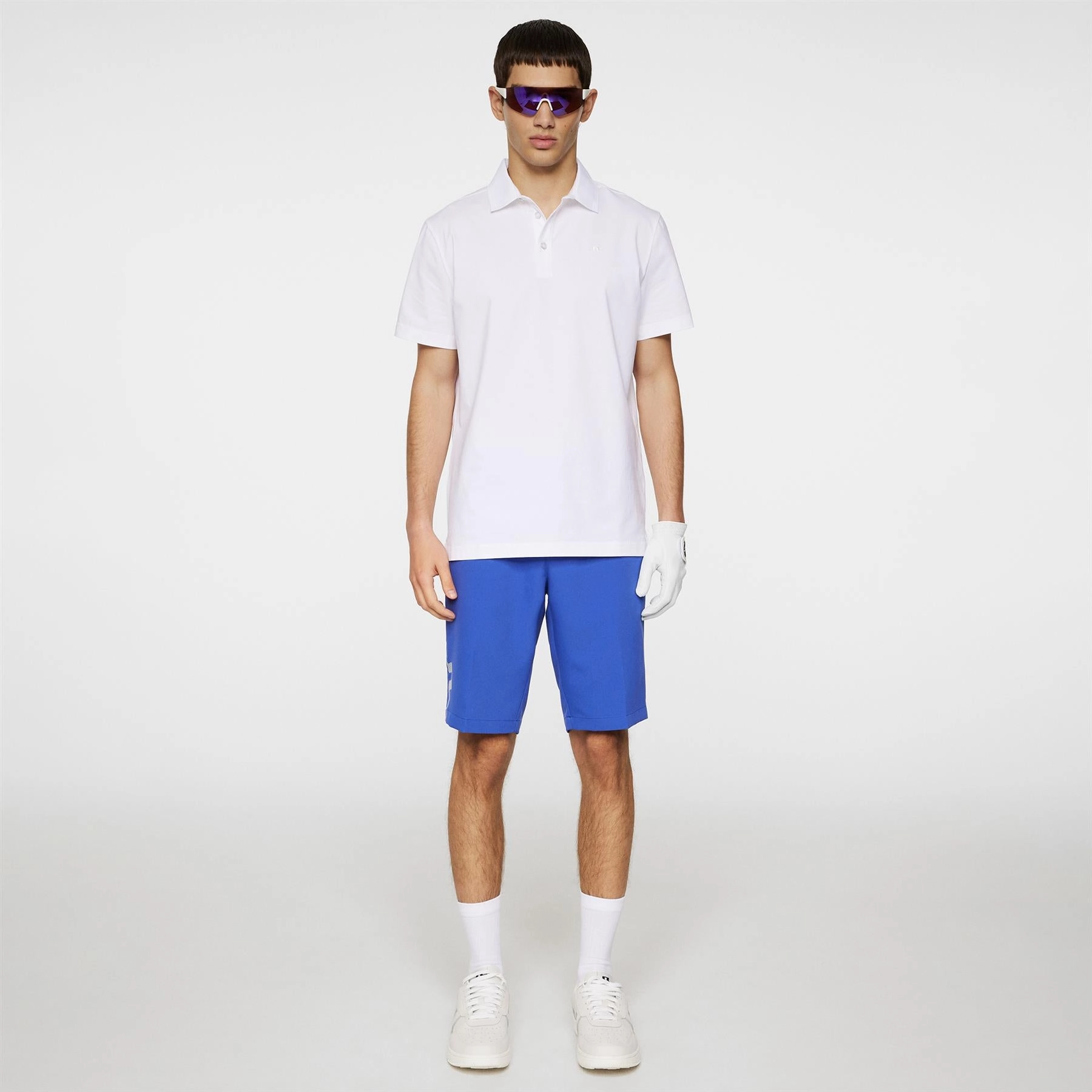 Bridger Regular Fit Polo White J.Lindeberg Golfwear for Men