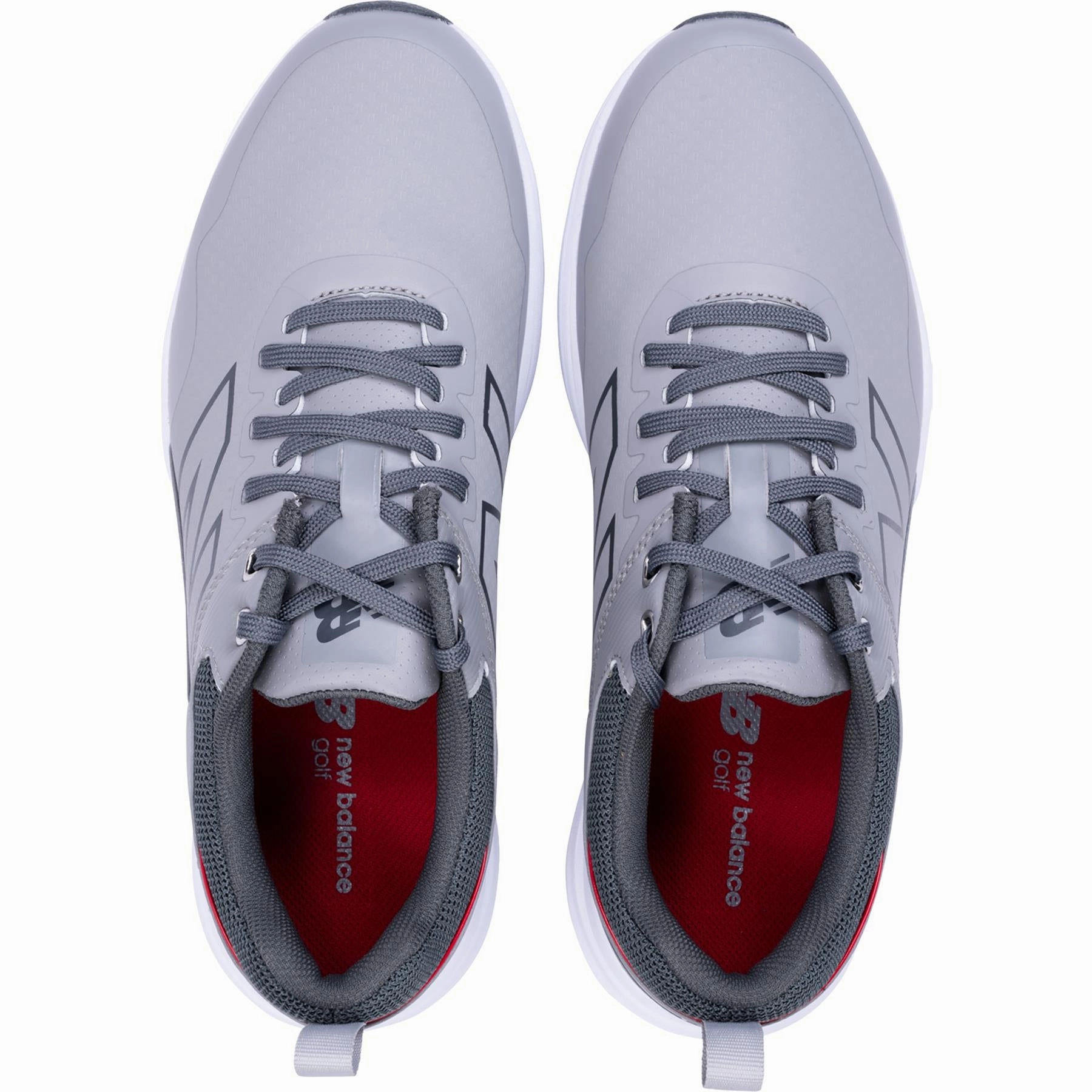 Brighton v2 Waterproof Spiked Golf Shoes Grey New Balance Men's Golf Footwear