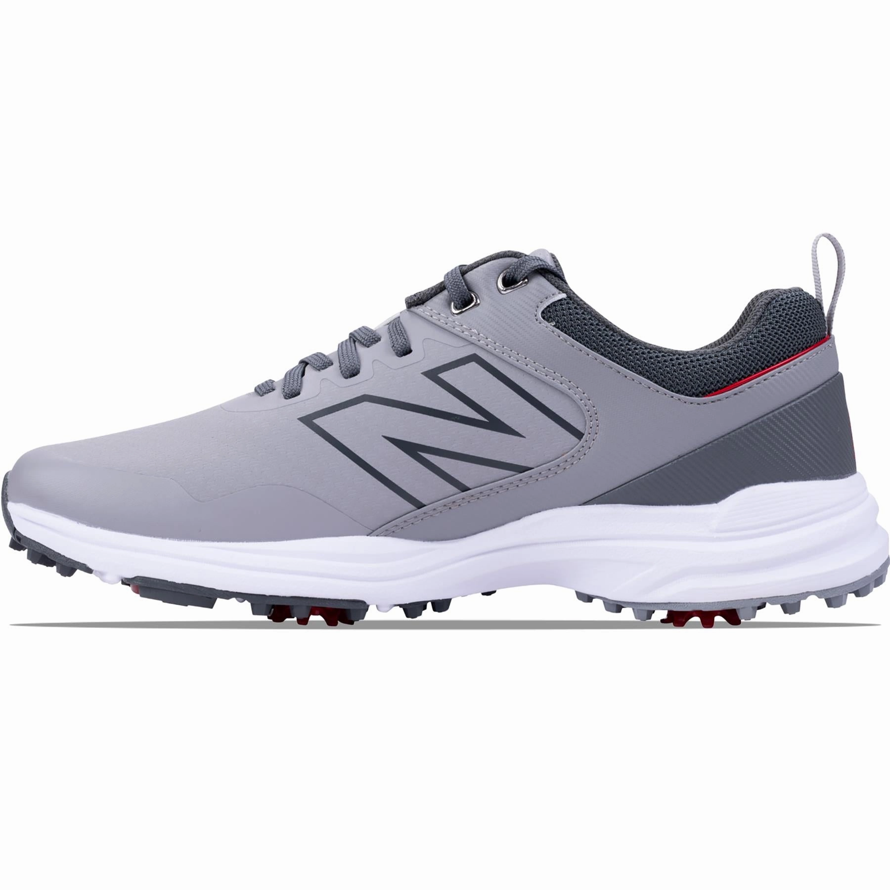 Brighton v2 Waterproof Spiked Golf Shoes Grey New Balance Men's Golf Footwear